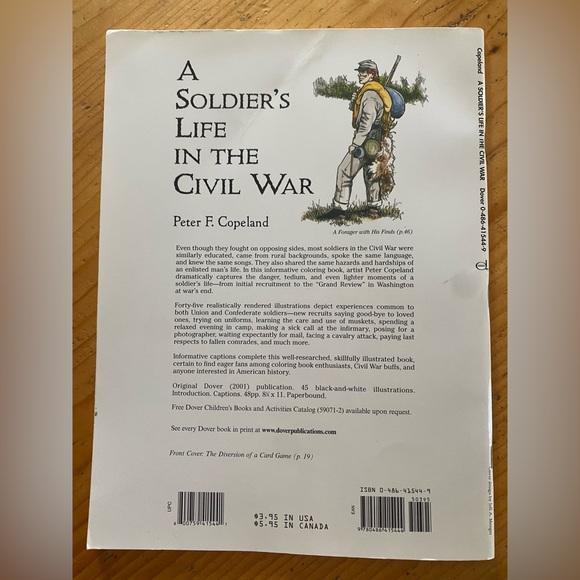 Vintage Dover Historic Coloring Book Set - Picture 6 of 10